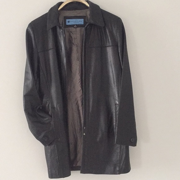 kenneth cole leather jacket
